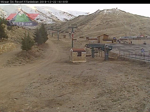 Mzaar Ski Resort Kfardebian Lebanon webcam on 12221816 by SKILEB.com